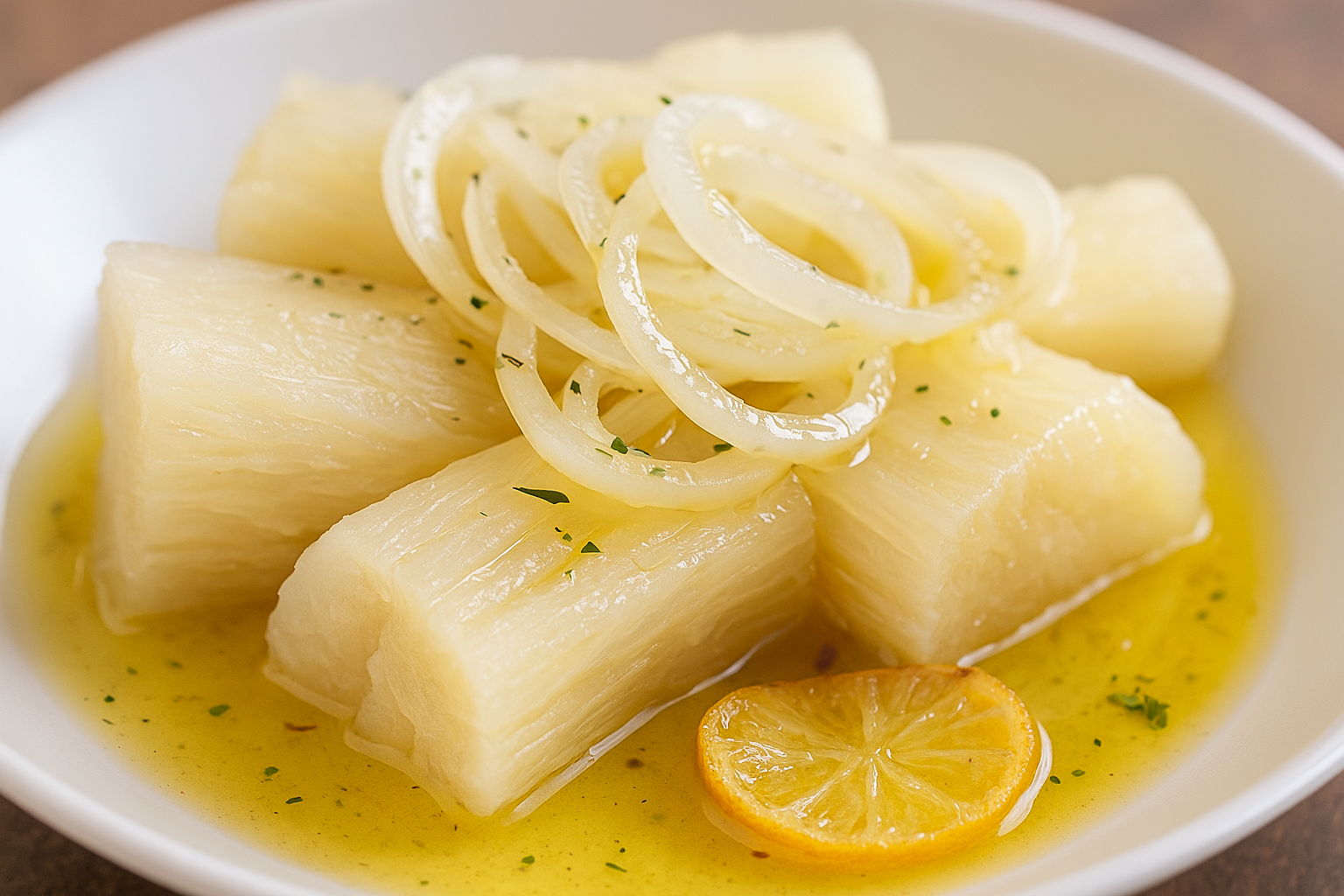 Yuca con Mojo