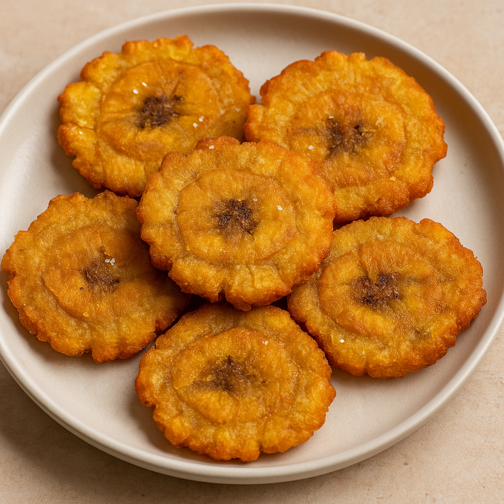 Tostones (Fried Green Plantains)